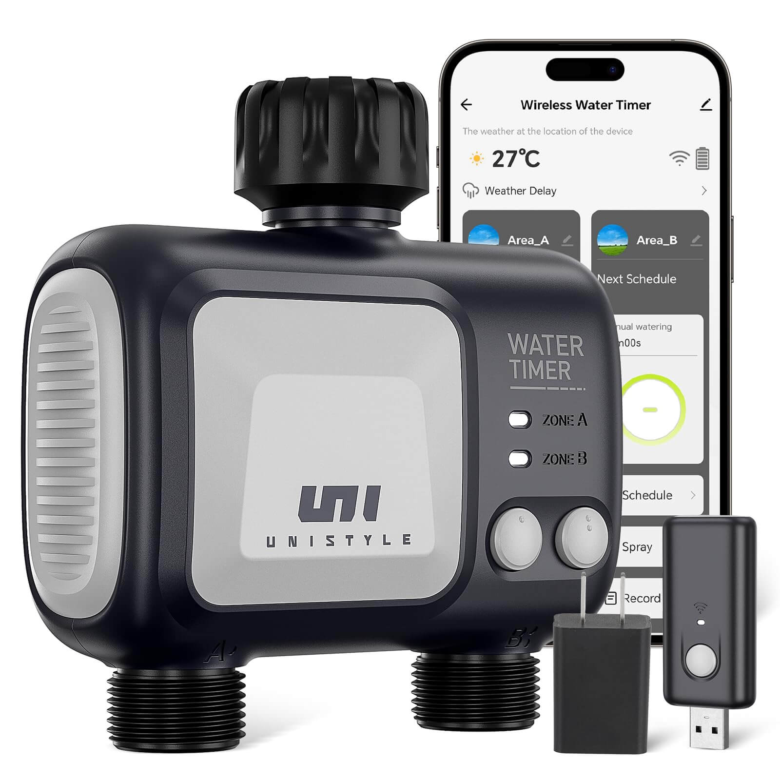 Unistyle WiFi Sprinkler Timer 1 Zone