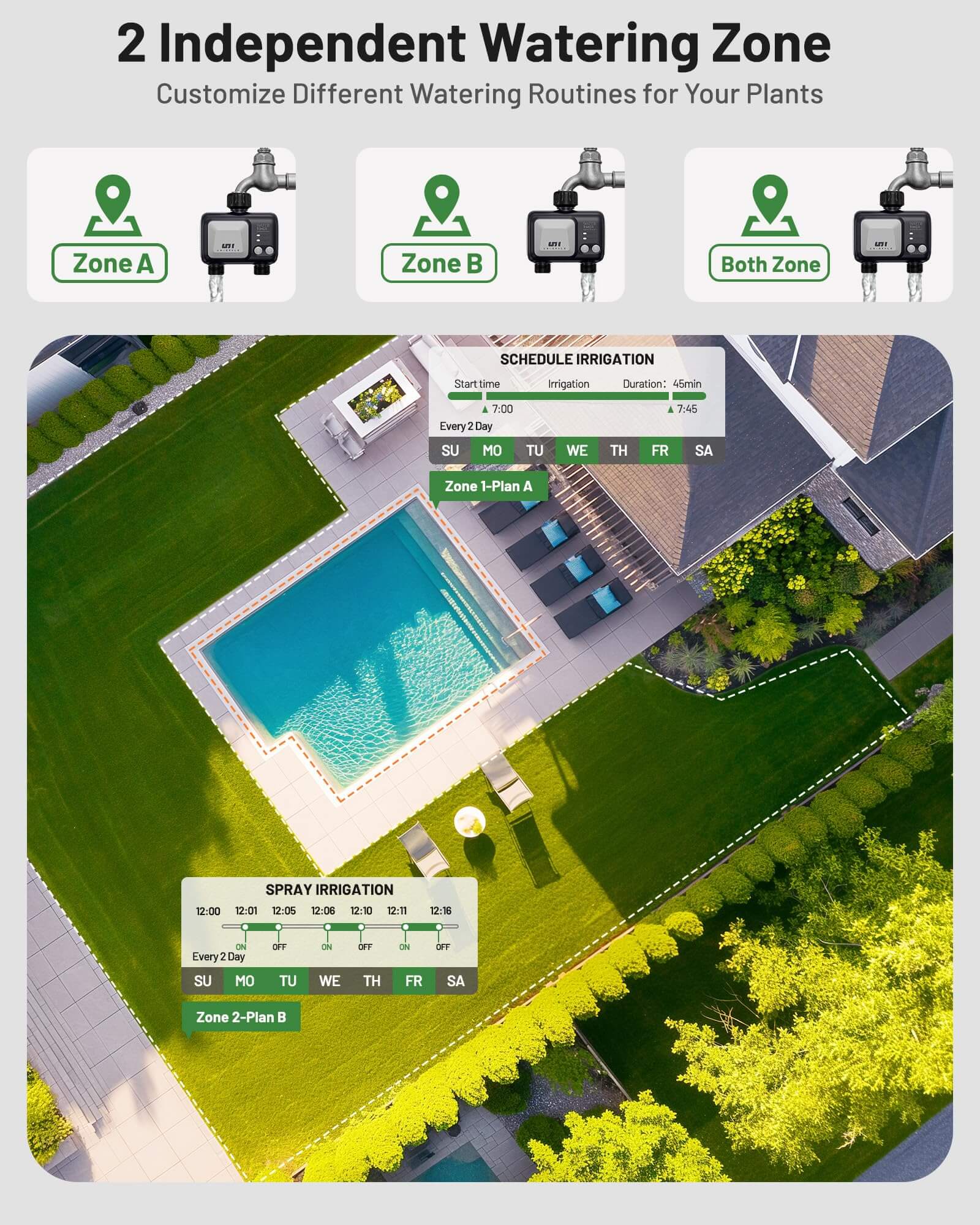 Unistyle WiFi Sprinkler Timer 1 Zone