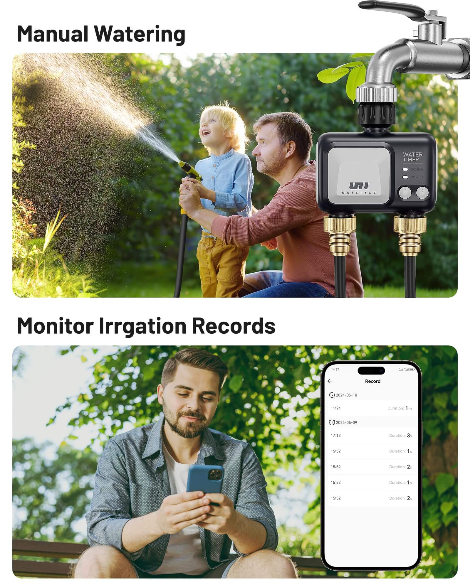 Unistyle WiFi Sprinkler Timer 1 Zone