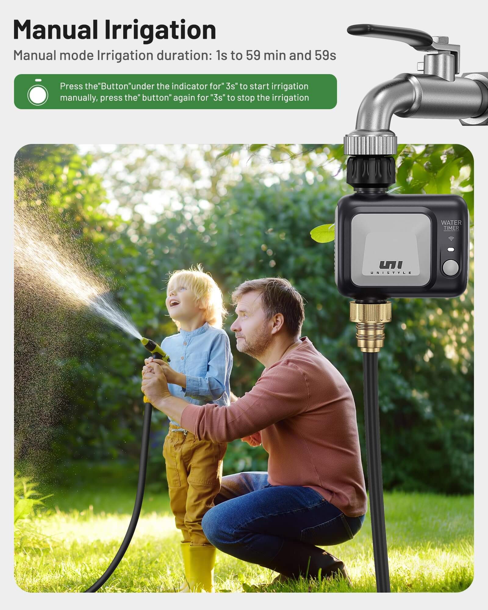 Unistyle WiFi Sprinkler Timer 2 Zone