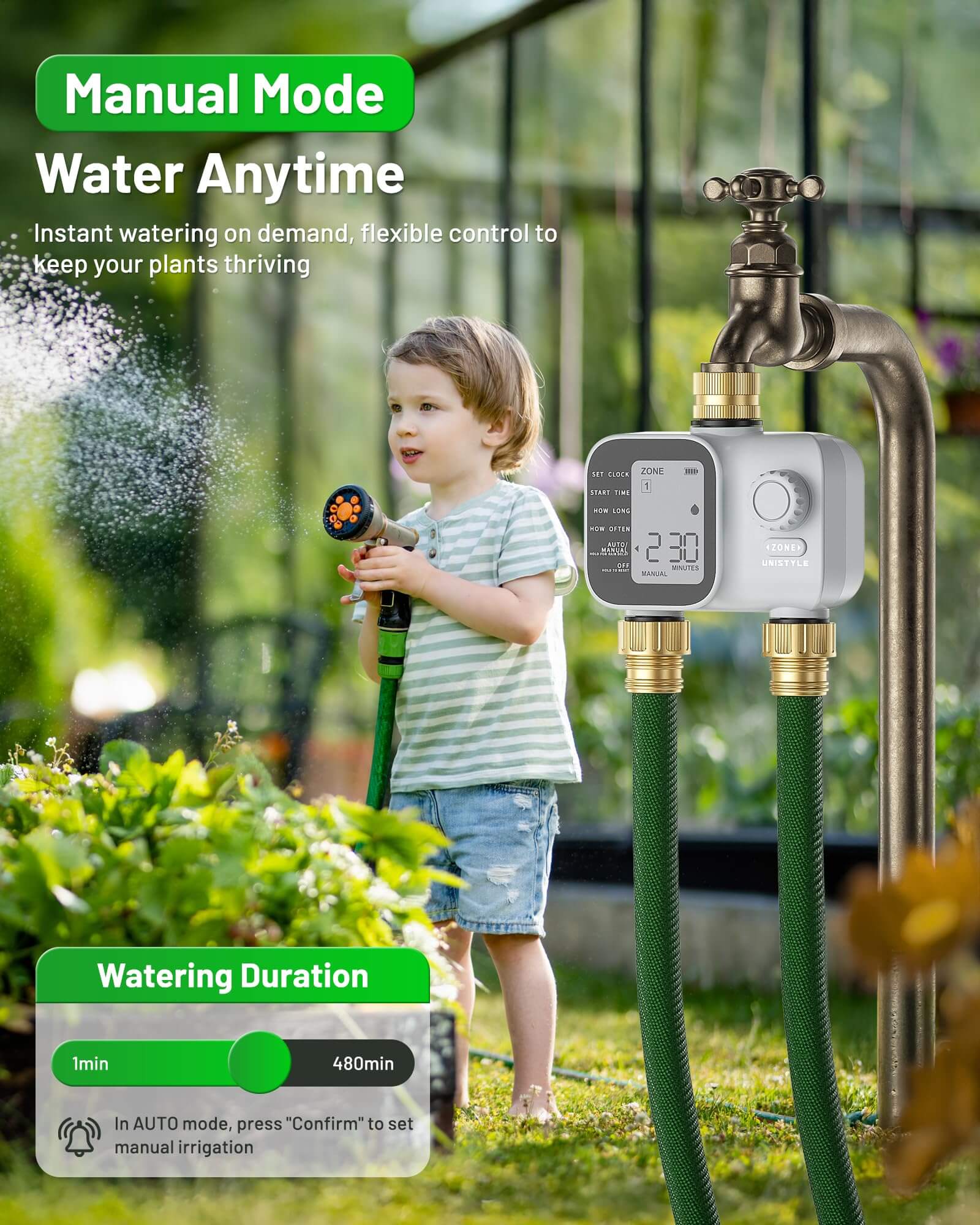 Unistyle 2 Zone Sprinkler Timer