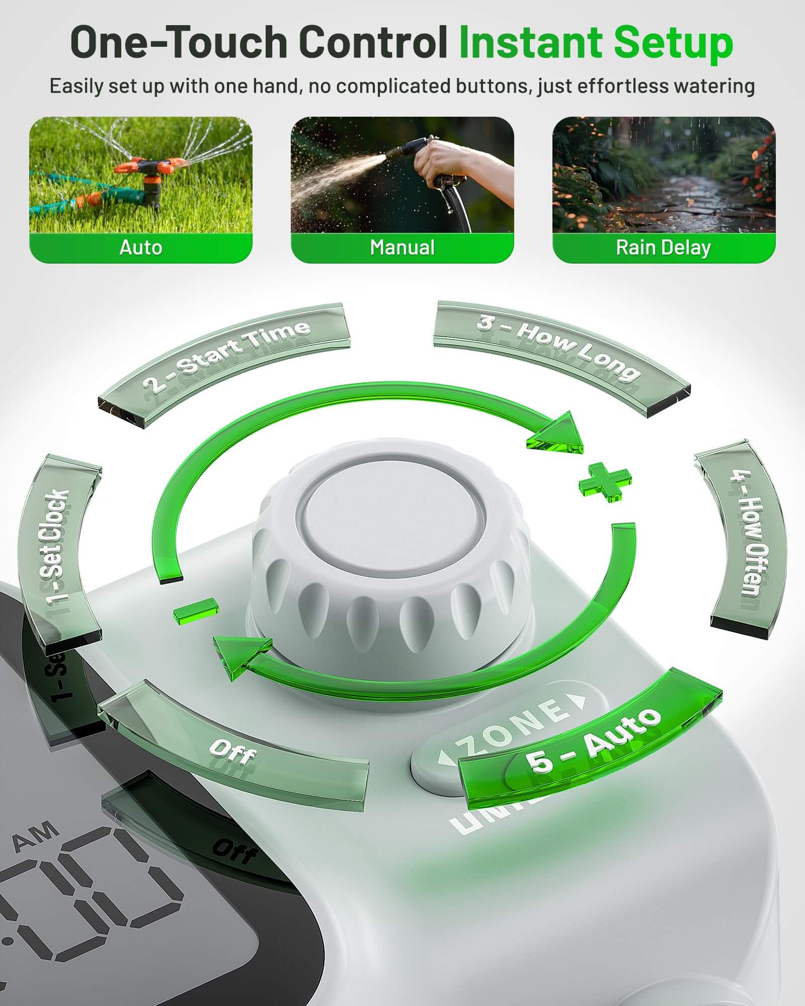 Unistyle 2 Zone Sprinkler Timer